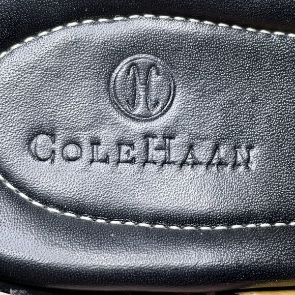 Cole Haan Mule Clog Women’s 10 B Black Leather Slip On Platform Heel Pump - Picture 8 of 9